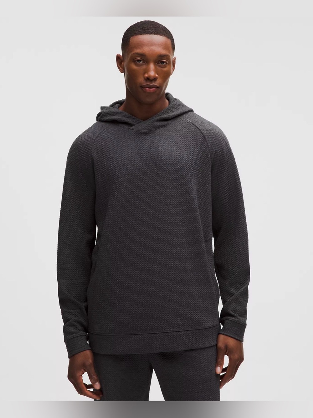 Lululemon Ease The Day Hoodie Heather Black , size Large